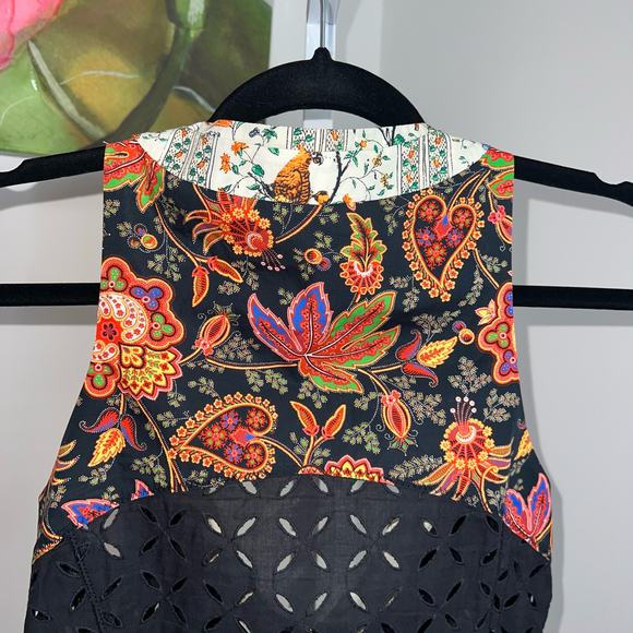 Roberto Cavalli Sequined Patchwork High Low Top Size EU 40 - Picture 9 of 14